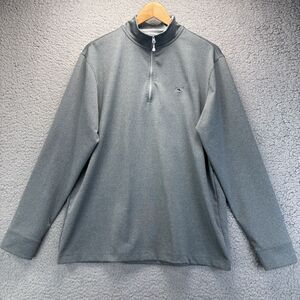Vineyard Vines Pullover Sweater Mens Medium Long Sleeve 1/4 Zip Pullover Gray